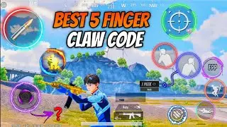 Fastest 5 finger claw Control Code 🚀& 0 Recoil Sensitivity in BGMI/ pubg mobile