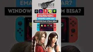 TES FINAL FANTASY 7 rebirth di SWITCH OLED #viralvideo #viralshorts #servicerepairnintendo