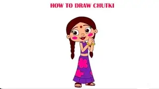 How to Draw Chutki  | Art By Baba Ke Princess
