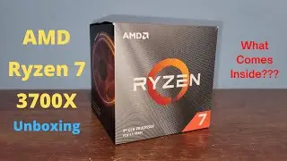 Unboxing AMD Ryzen 7 3700x Processor (2021)