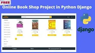 Online Book Store Project in Python Django