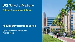 2024 Faculty Development Series- Recommendations and Award Letters