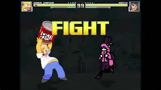 MUGEN Fight | Homer Simpson (Me) VS bocchi