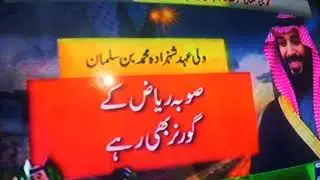 First time in pakistan /wellcome to saudi wali ahd /biography