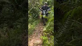 Foreigner takes jungle trail Challenge and wins #filamcouple #philippines #foreignlife#honda