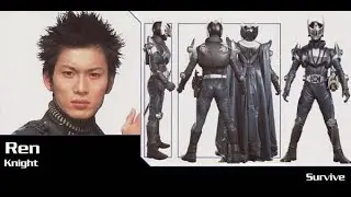 Kamen Rider Ryuki Part 17 as Kamen Rider Knight Survive (Final Vent)