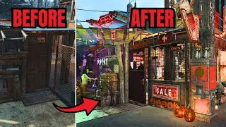 I Turned The Outpost Zimonja Shack Into a Clinic (NO MODS) - Fallout 4 Settlement Build