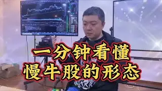 一分钟看懂慢牛股的形态。