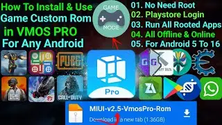 How To Install And Use Custom Gaming Rom in VMOS Pro On Any Android Without Any Root