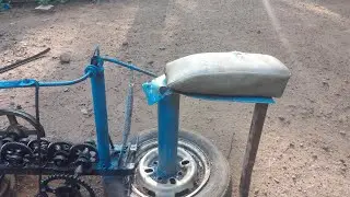 How to make a coconut dehusking mechine village idea ! with home made  gear box @appollotech
