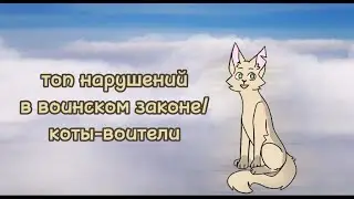 Топ нарушений в воинском законе/коты-воители