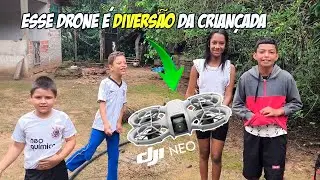 DJI NEO É A DIVERSÃO DA CRIANÇADA