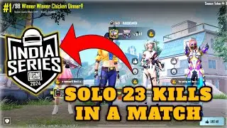 Solo 23 kills in a match😳😳😱😱Ready for BGIS Round 1✅#bgmi #pubg #pubgmobile #viral #trendingvideo