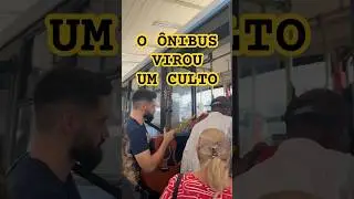 O ônibus virou um culto e muitas vidas foram alcançadas. #evangelho #evangelismo #louvor