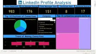 How to create Power BI Project - LinkedIn Profile Analysis.