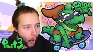 SKATOR GATOR XTREME | Lil Gator Game Playthrough - Part 3 | Full 100% Gameplay and Commentary