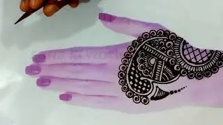 बसंत पंचमी स्पेशल अरेबिक मेहंदी डिजाइन - saraswati puja special mehndi design 2024 -  mehndi designs