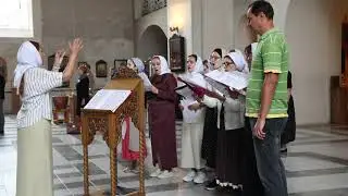 Херувимская песнь на Валаамском подворье в Санкт-Петербурге.
