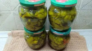консервирую пикантный  перец колокольчик