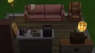 The Sims™ 4 old fashion living room building