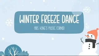Winter Freeze Dance--winter brain break; december freeze dance