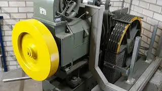 Schindler elevator machine W163 traction 2-speed 1984