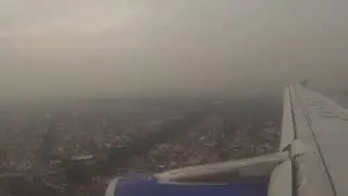 A320 Interjet landing in Mexico city