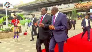 PRIME CS MUSALIA MUDAVADI WALKS TO THE VENUE FOR SWEARING IN CEREMONY OF PROF. KINDIKI