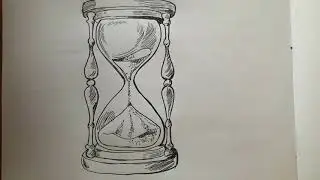 Kum saati nasıl çizilir | Kolay kum saati çizimi ⏳ | How to draw sand watch easy