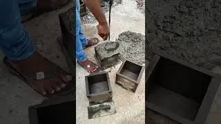 concrete cube casting #cube