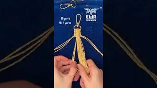 How to make raffia yarn 100 cm long bag strap PART 1 #raffiabag #raffia
