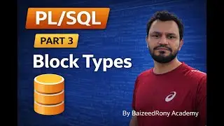 PL/SQL tutorial 3:  PLSQL Block Types in Oracle Database