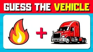 Guess the Vehicle by Emoji 🚗 Car Quiz 🤔