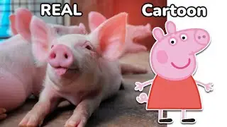 Peppa Pig Characters in Real life❗️