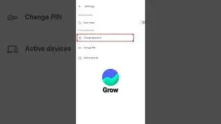 groww app password change kaise kare 2024 | grow app password problem| grow app password forget