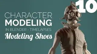 Character Modeling in Blender - 10 Modeling Shoes