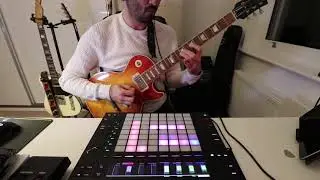 ➤ Muse - Hysteria - Ableton Live & Push 2 Guitar Cover #oneminutebeat #5