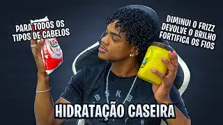 HIDRATAÇÃO CASEIRA ( 2023 ) PARA TODOS OS TIPOS DE CABELO☕️