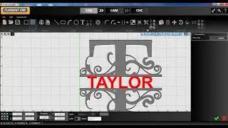 Creating a Monogram with FlashCut CNC Software / Koike ShopPro CNC Plasma Cutter