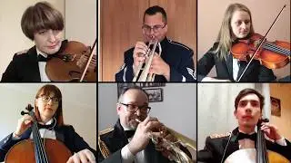 Zaporizhian March perf. by the USAFE Jazz Band and the National Presidential Orchestra of Ukraine