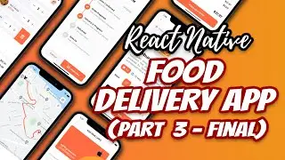 LCRN EP16 - Food Delivery App (Part 3) - React Native UI | Swipeable List | Maps | Direction
