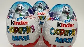 New Year's Teddy Bears 2025 in Kinder Maxi!