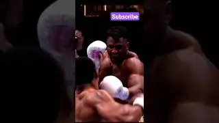 Anthony Joshua vs Francis Ngannou KO 🥊 🔥 | #anthonyjoshua #knockouts #boxing