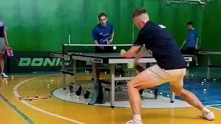 Power Forehand and Backhand Technique Arseniy Gusev👍🏓👏