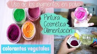 Cómo usar los colorantes en polvo - jabones, pintura, alimentación