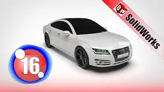 SolidWorks Modeling Audi RS 7 Episode 16