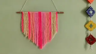 DIY Wall Hanging Decor From Woolen l
