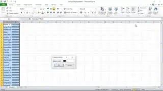 Microsoft Excel 2010-  Formatting Row Height, Column Width and Cut Copy and Paste