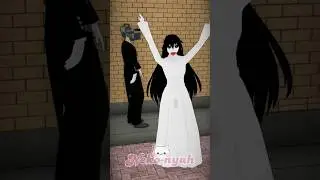 Ghost Rina is scared of Camera head 😂 MMD 