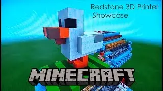 Minecraft Bedrock: Redstone 3D Printer Showcase